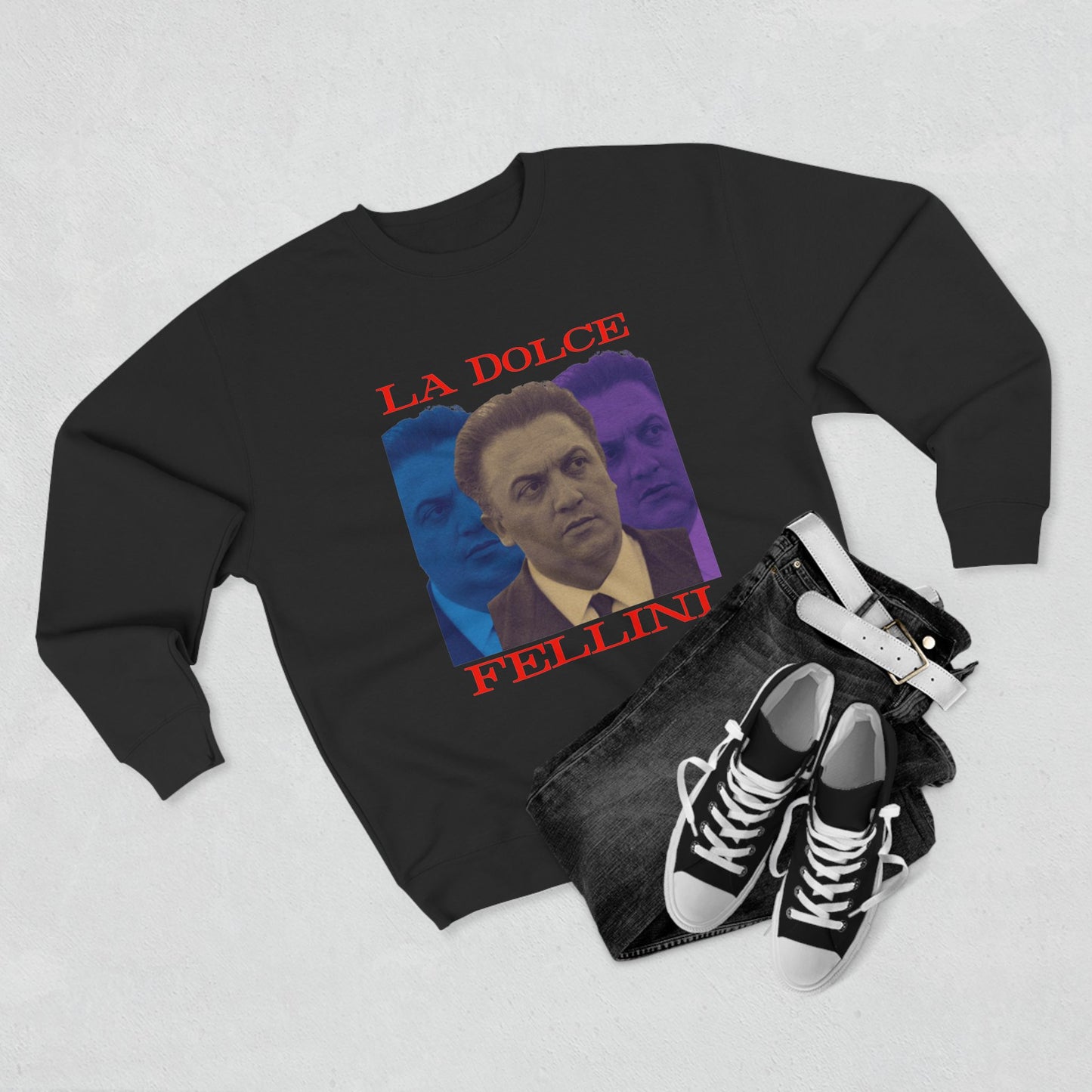 La Dolce Fellini Unisex Crewneck Sweatshirt