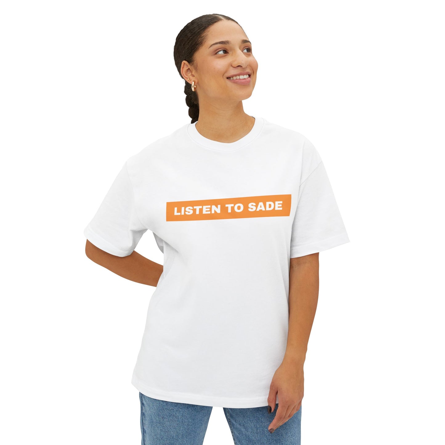 Listen To Sade Unisex Oversized Boxy Tee