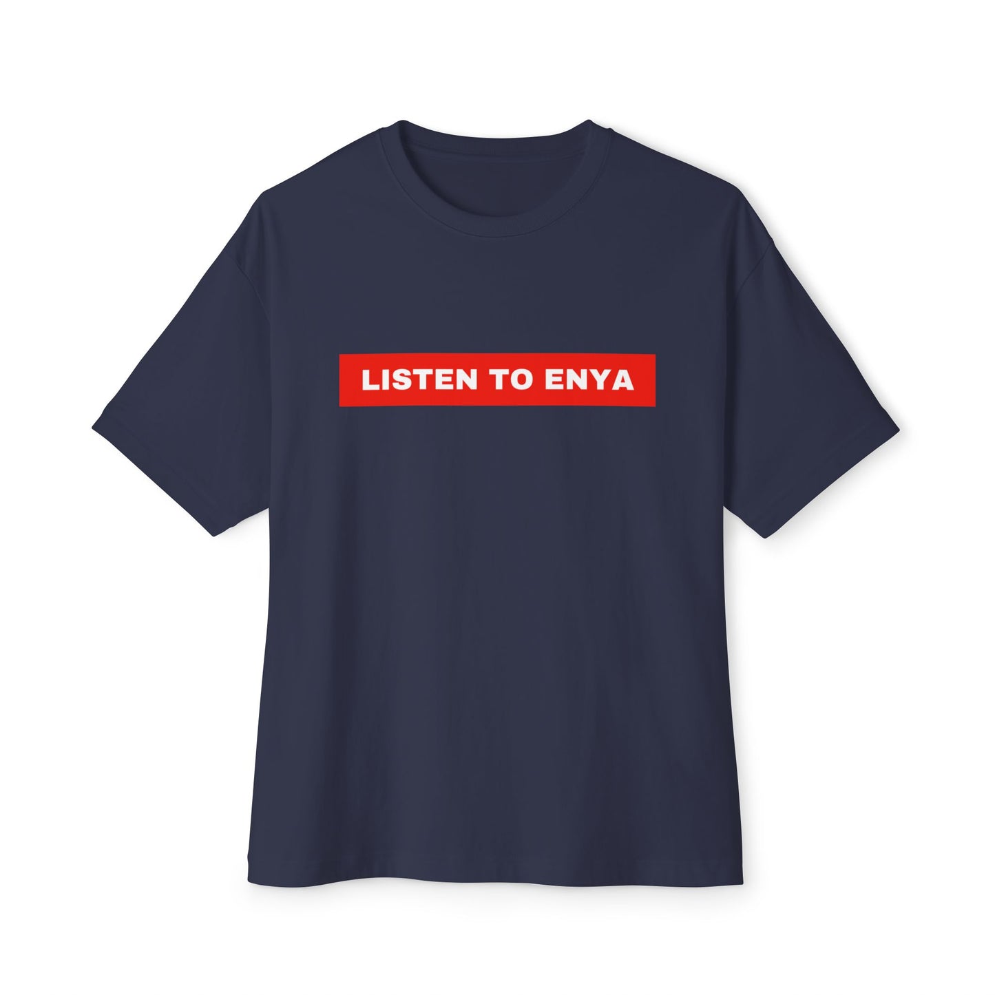 Listen To Enya Unisex Oversized Boxy Tee