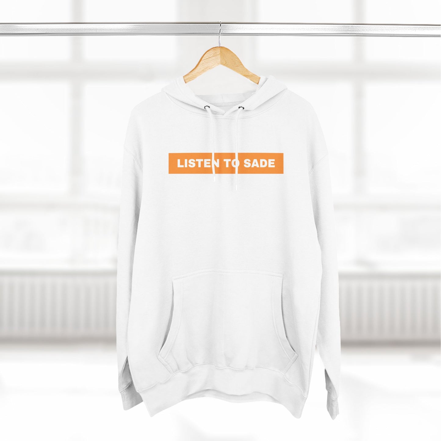 Listen to Sade Three-Panel Fleece Hoodie