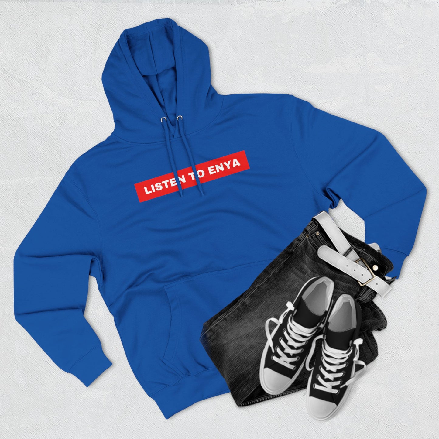 Listen to Enya Three-Panel Fleece Hoodie