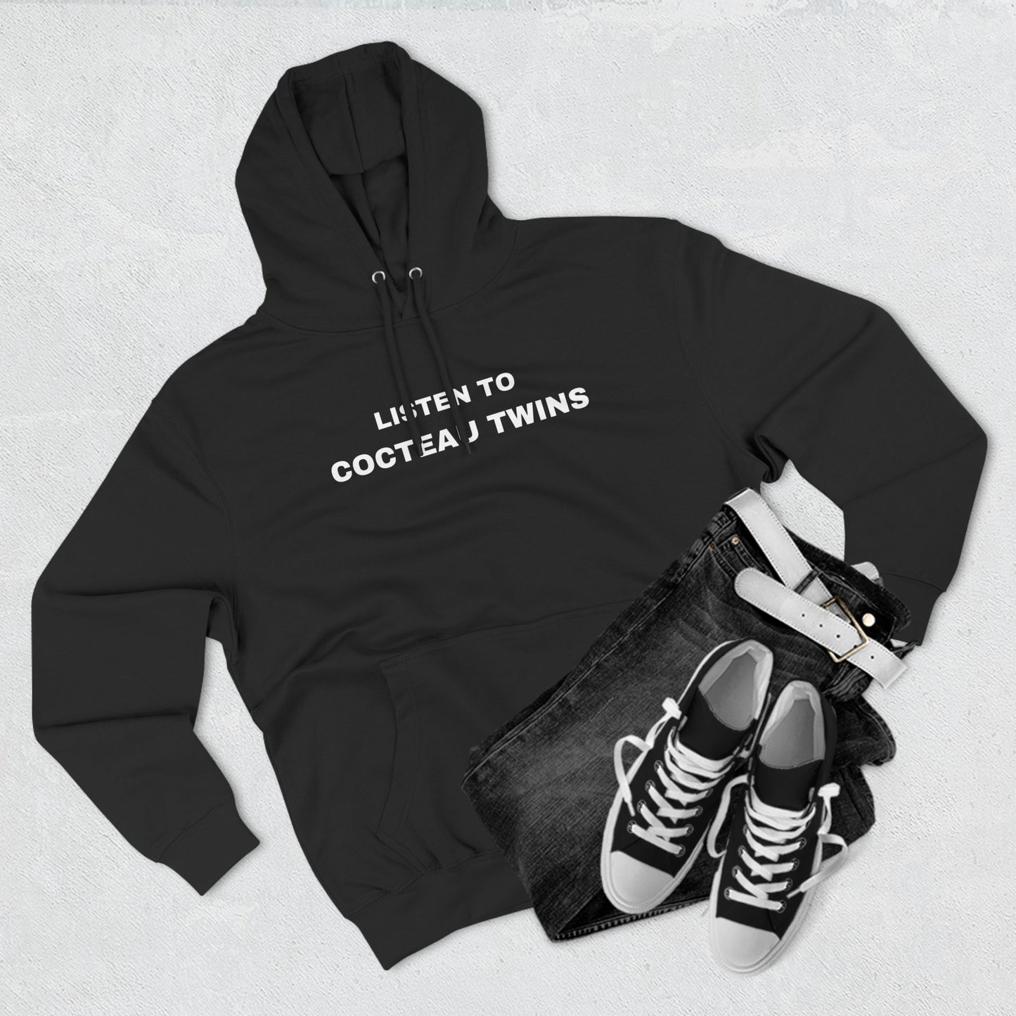 Listen To Cocteau Twins Three-Panel Fleece Hoodie