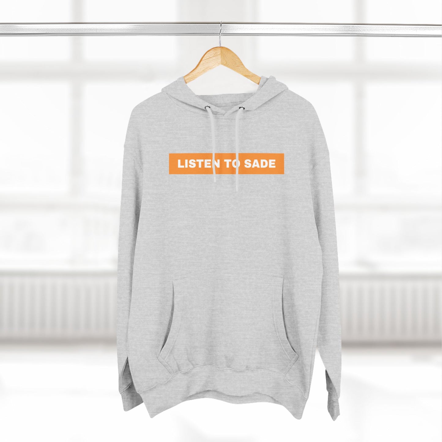 Listen to Sade Three-Panel Fleece Hoodie