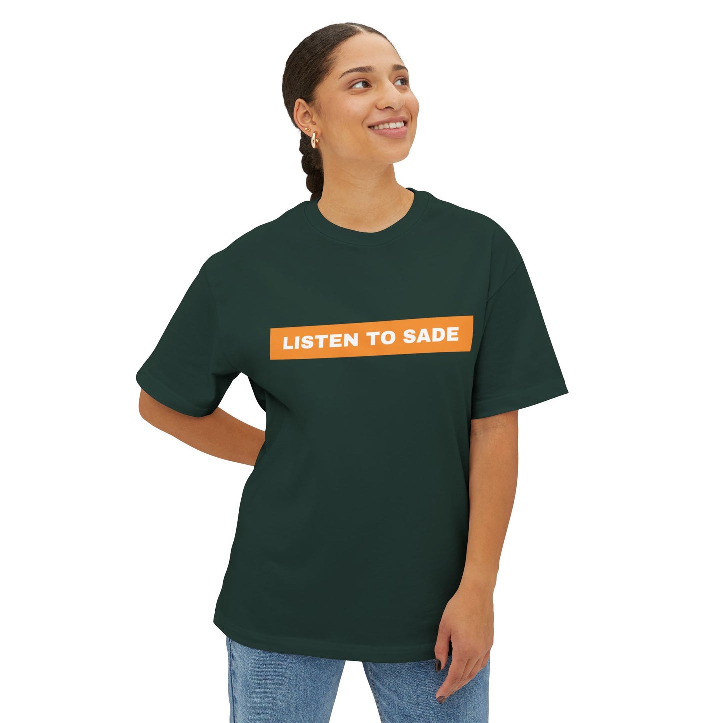 Listen To Sade Unisex Oversized Boxy Tee