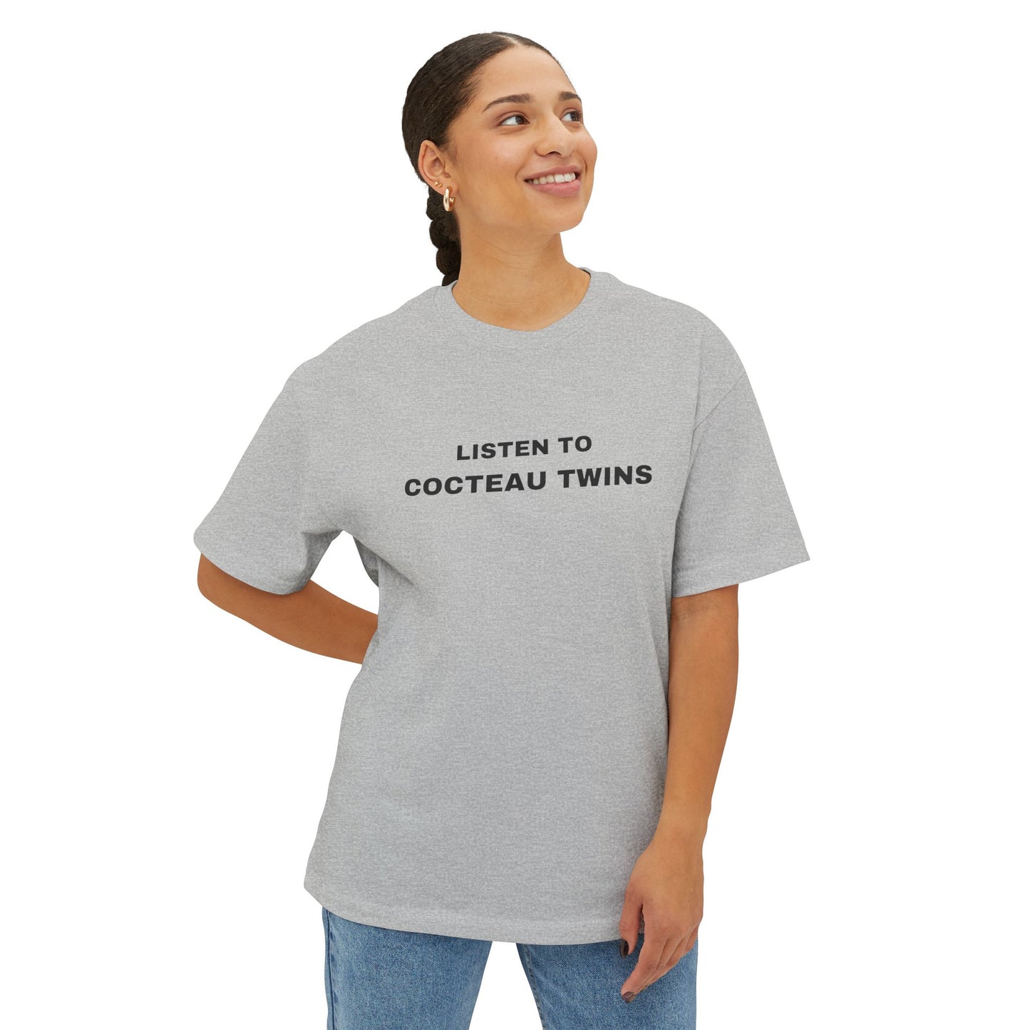 Listen to Cocteau Twins Unisex Oversized Boxy Tee