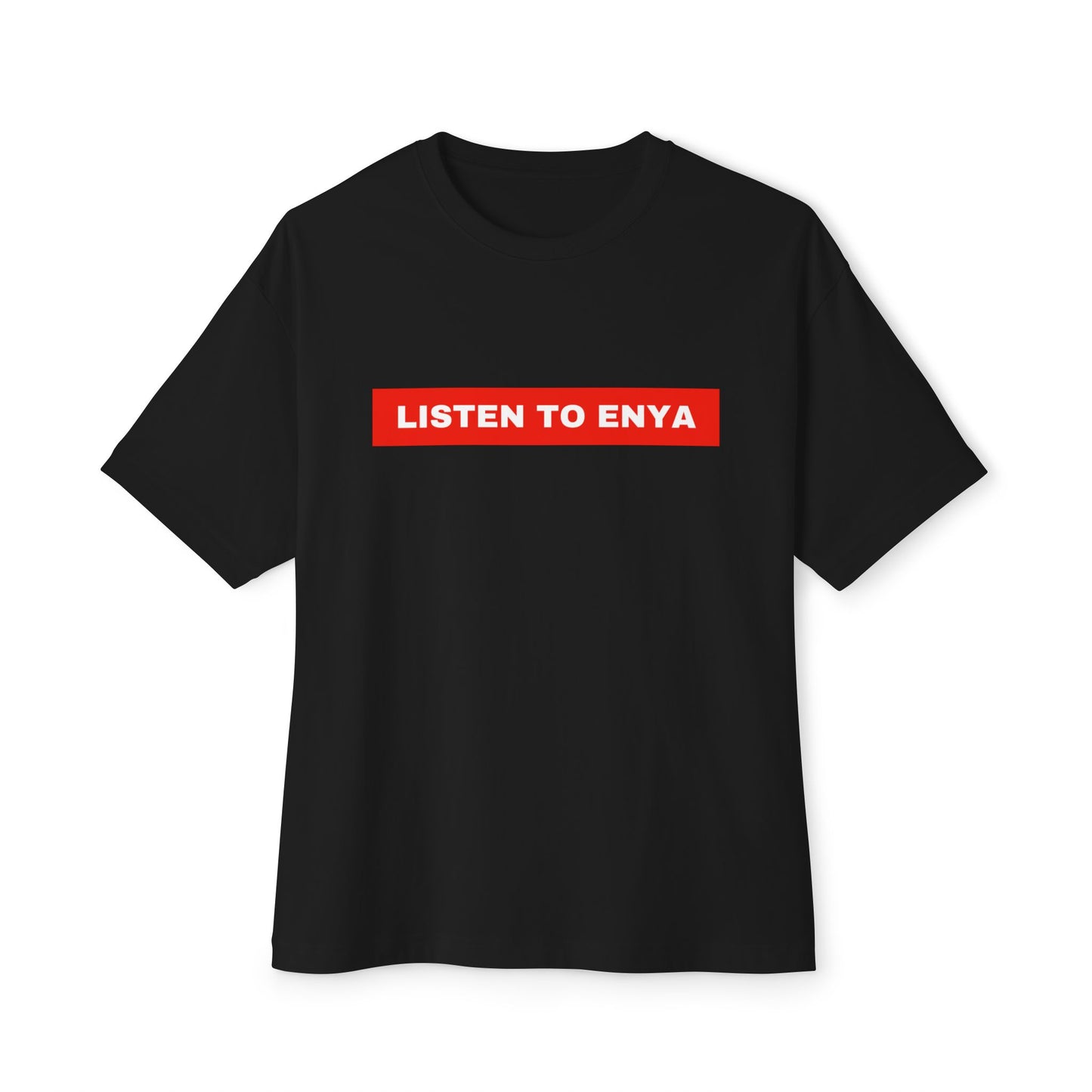 Listen To Enya Unisex Oversized Boxy Tee