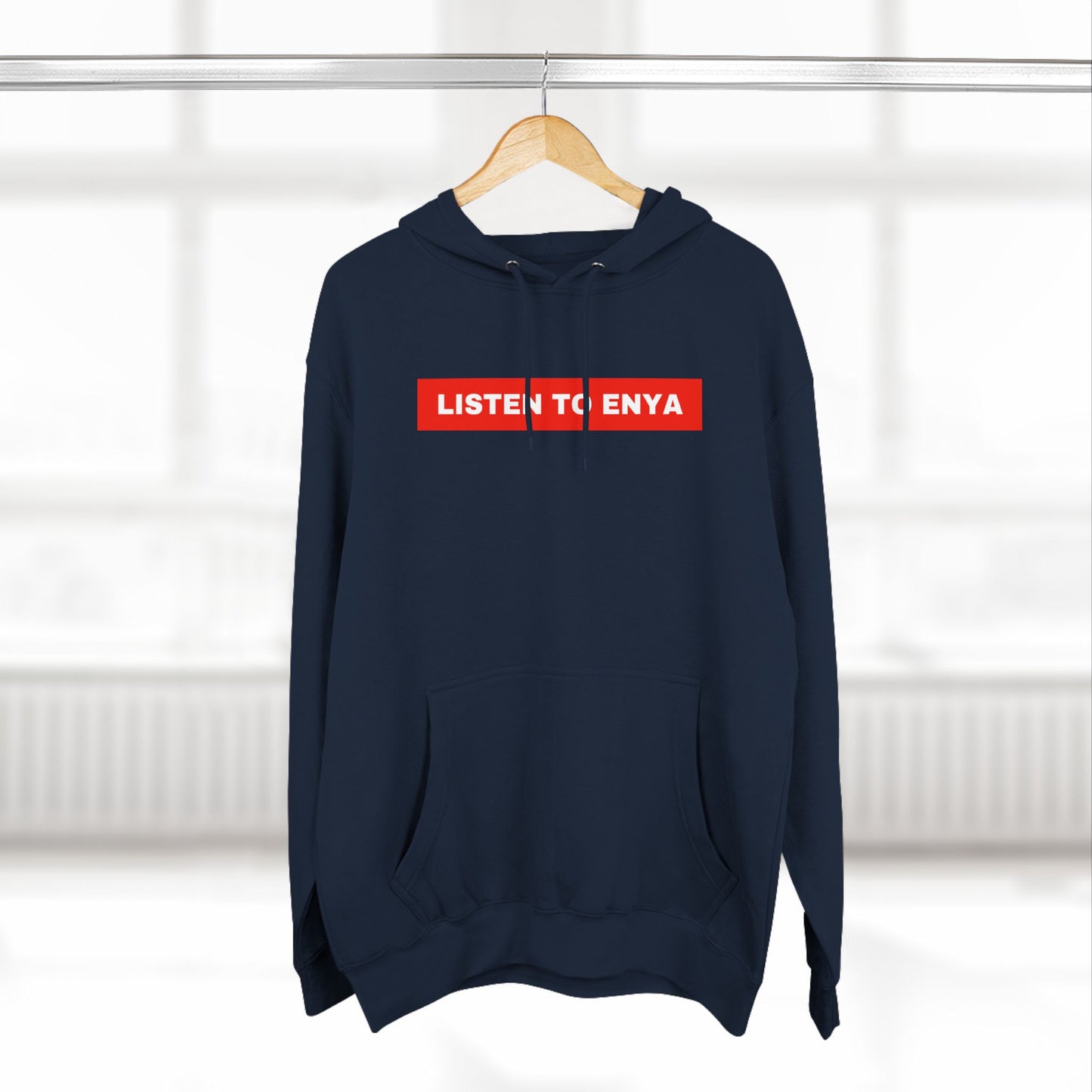 Listen to Enya Three-Panel Fleece Hoodie