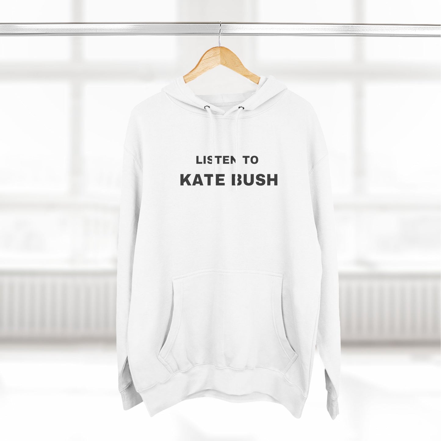 Listen To Kate Bush Three-Panel Fleece Hoodie