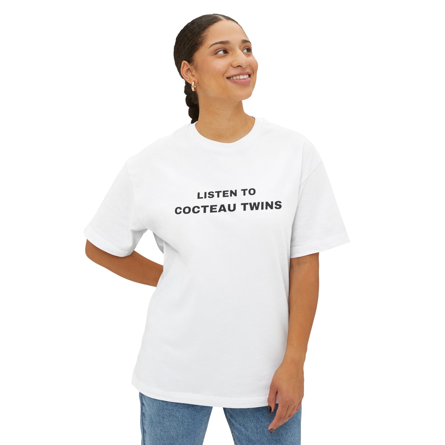 Listen to Cocteau Twins Unisex Oversized Boxy Tee