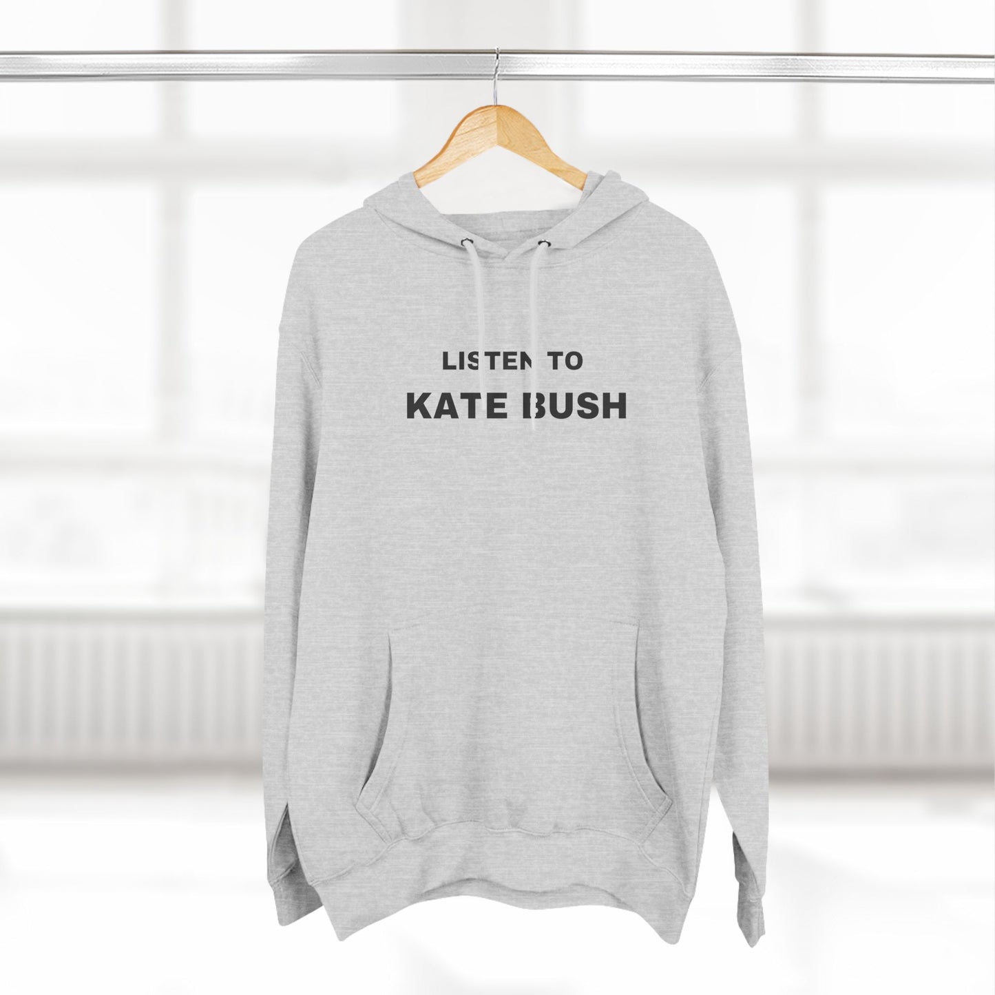 Listen To Kate Bush Three-Panel Fleece Hoodie