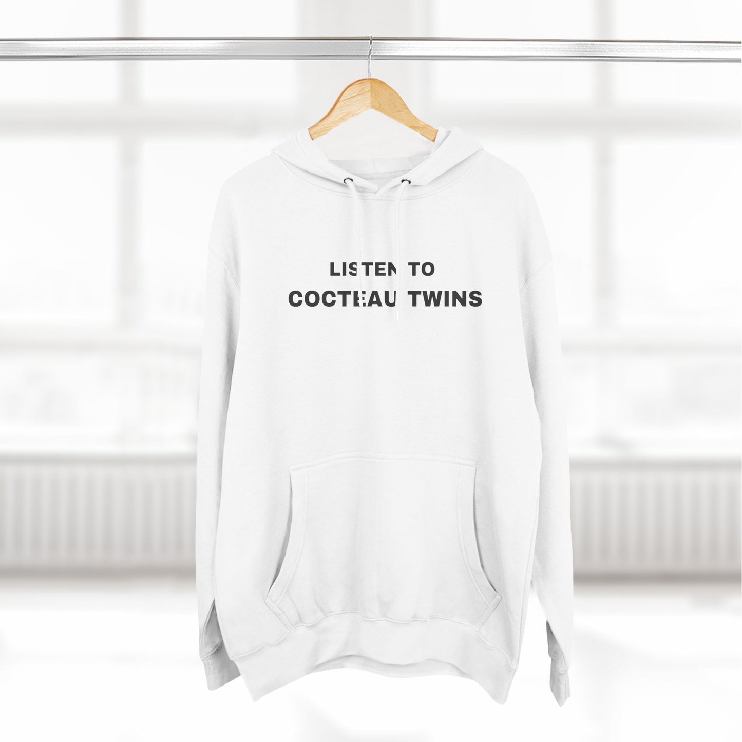 Listen To Cocteau Twins Three-Panel Fleece Hoodie