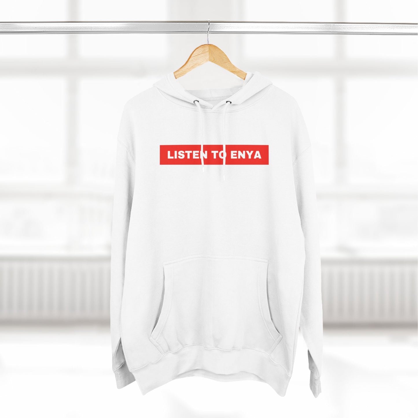 Listen to Enya Three-Panel Fleece Hoodie