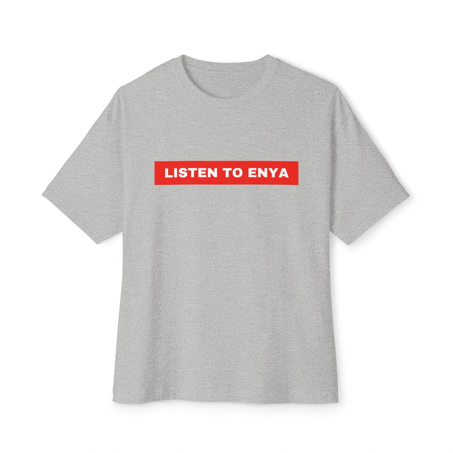 Listen To Enya Unisex Oversized Boxy Tee