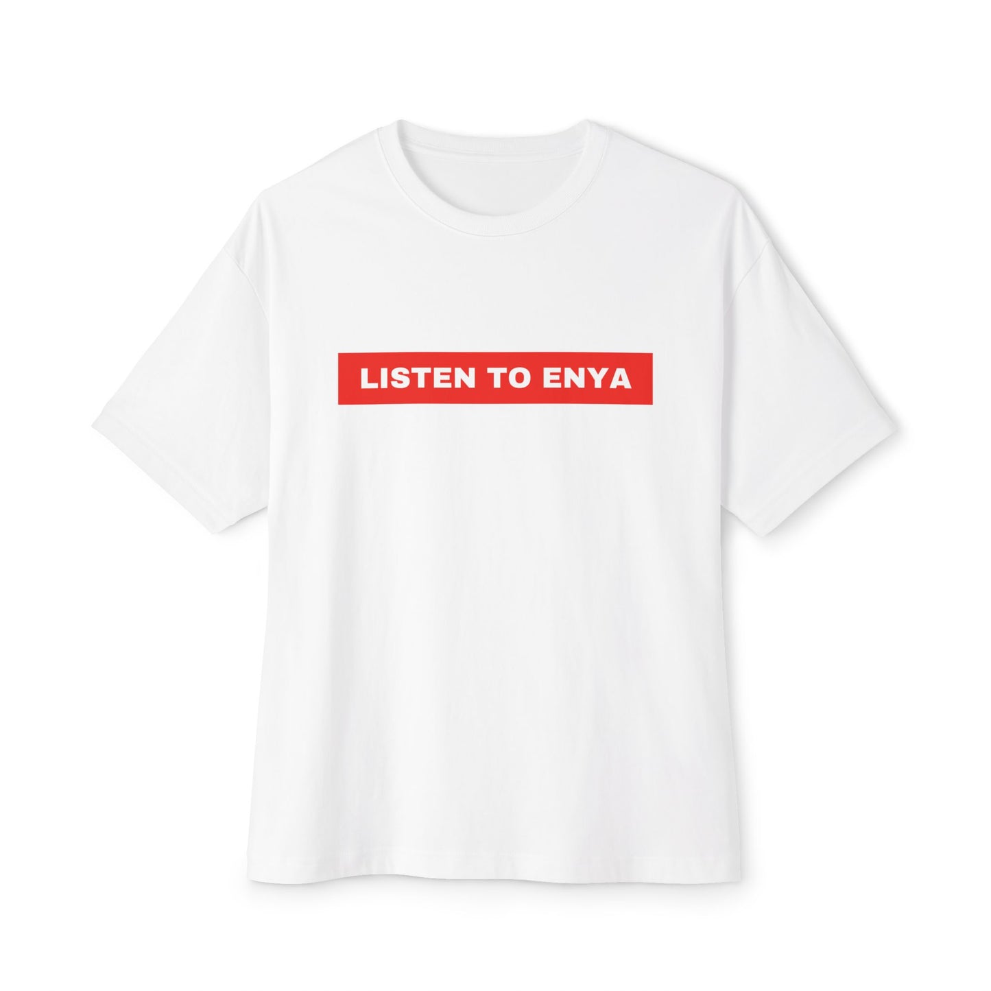 Listen To Enya Unisex Oversized Boxy Tee