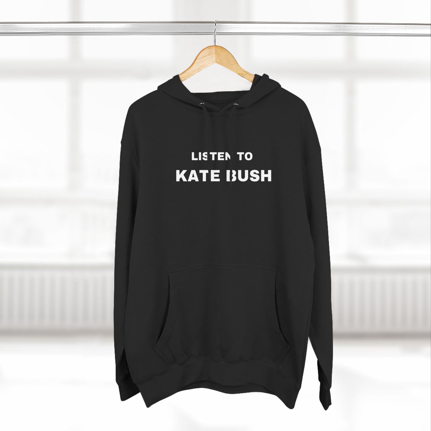 Listen To Kate Bush Three-Panel Fleece Hoodie